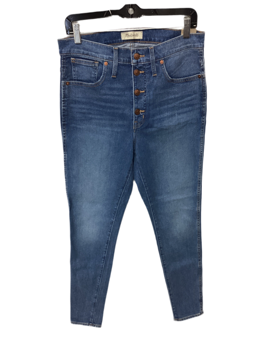 Jeans Skinny By Madewell In Blue Denim, Size:8
