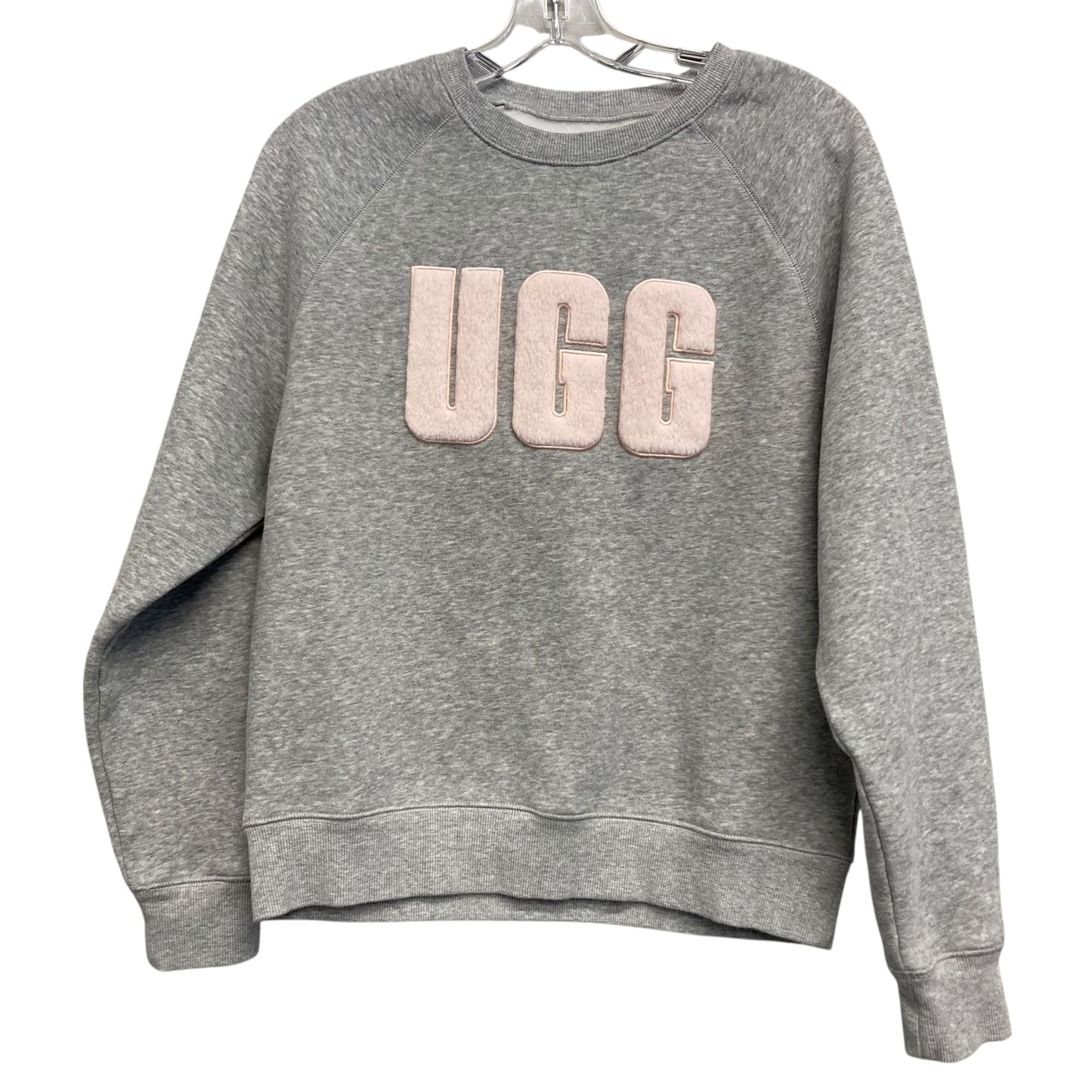 Sweatshirt Designer By Ugg In Grey & Pink, Size:S
