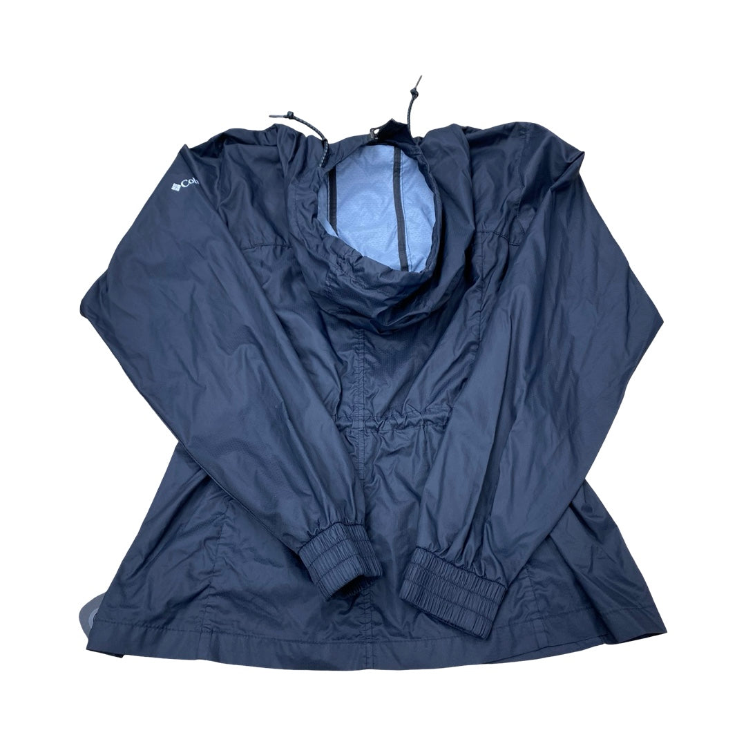 Jacket Windbreaker By Columbia In Black, Size:M