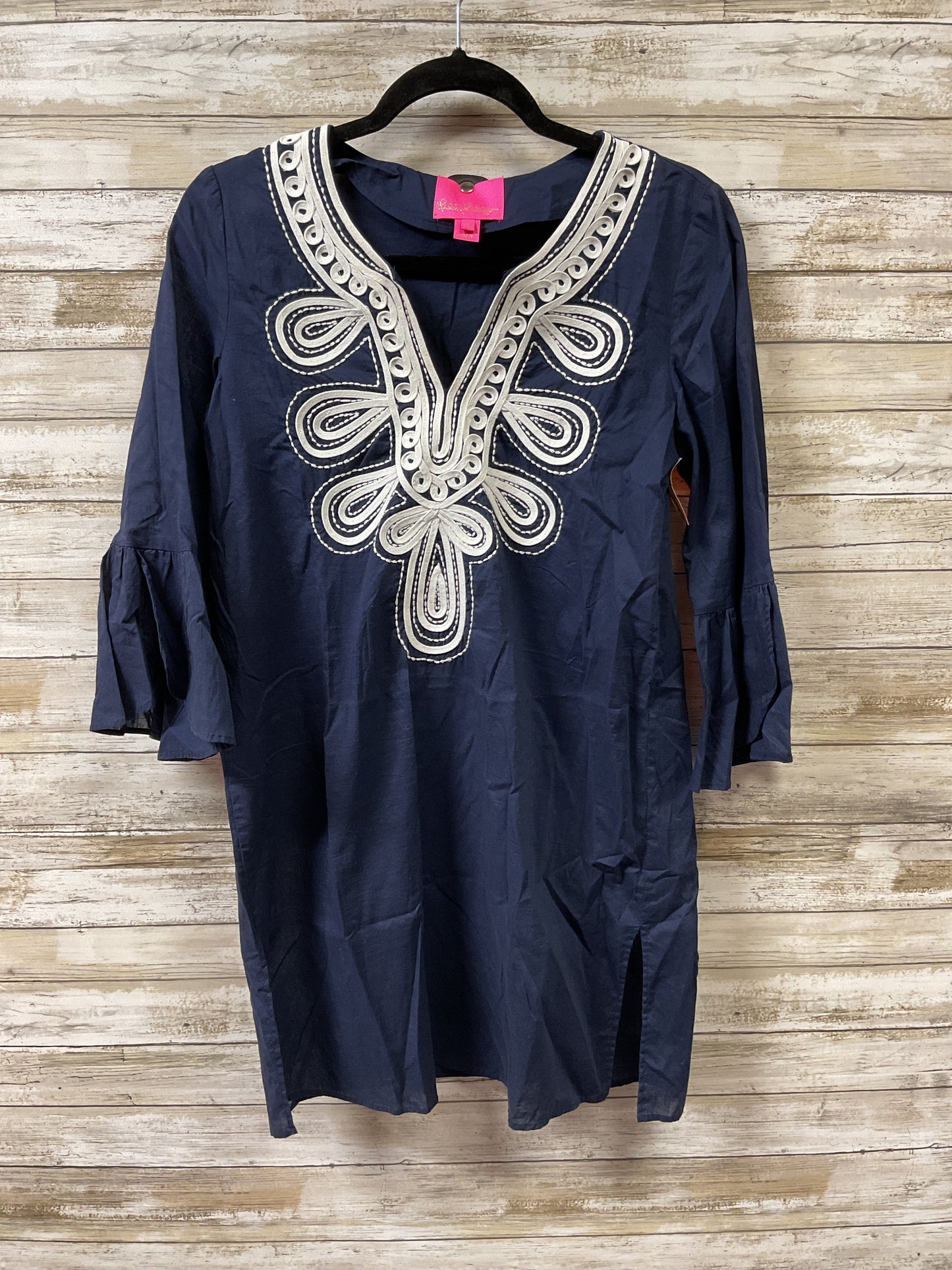 Dress Designer By Lilly Pulitzer In Navy, Size:S