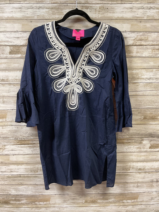 Dress Designer By Lilly Pulitzer In Navy, Size:S
