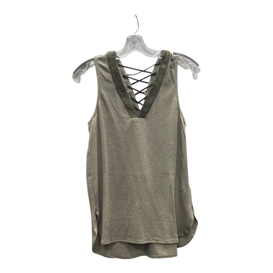 Top Sleeveless By Democracy In Green, Size:S