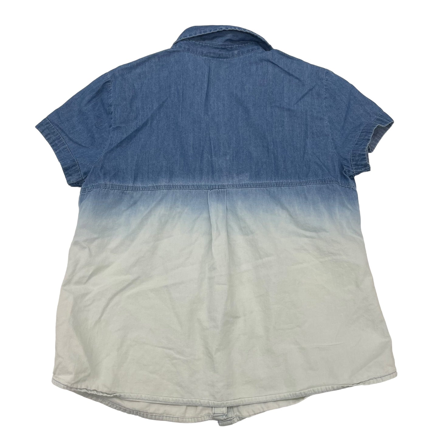 BLUE TOP SS by CLOTHES MENTOR Size:L