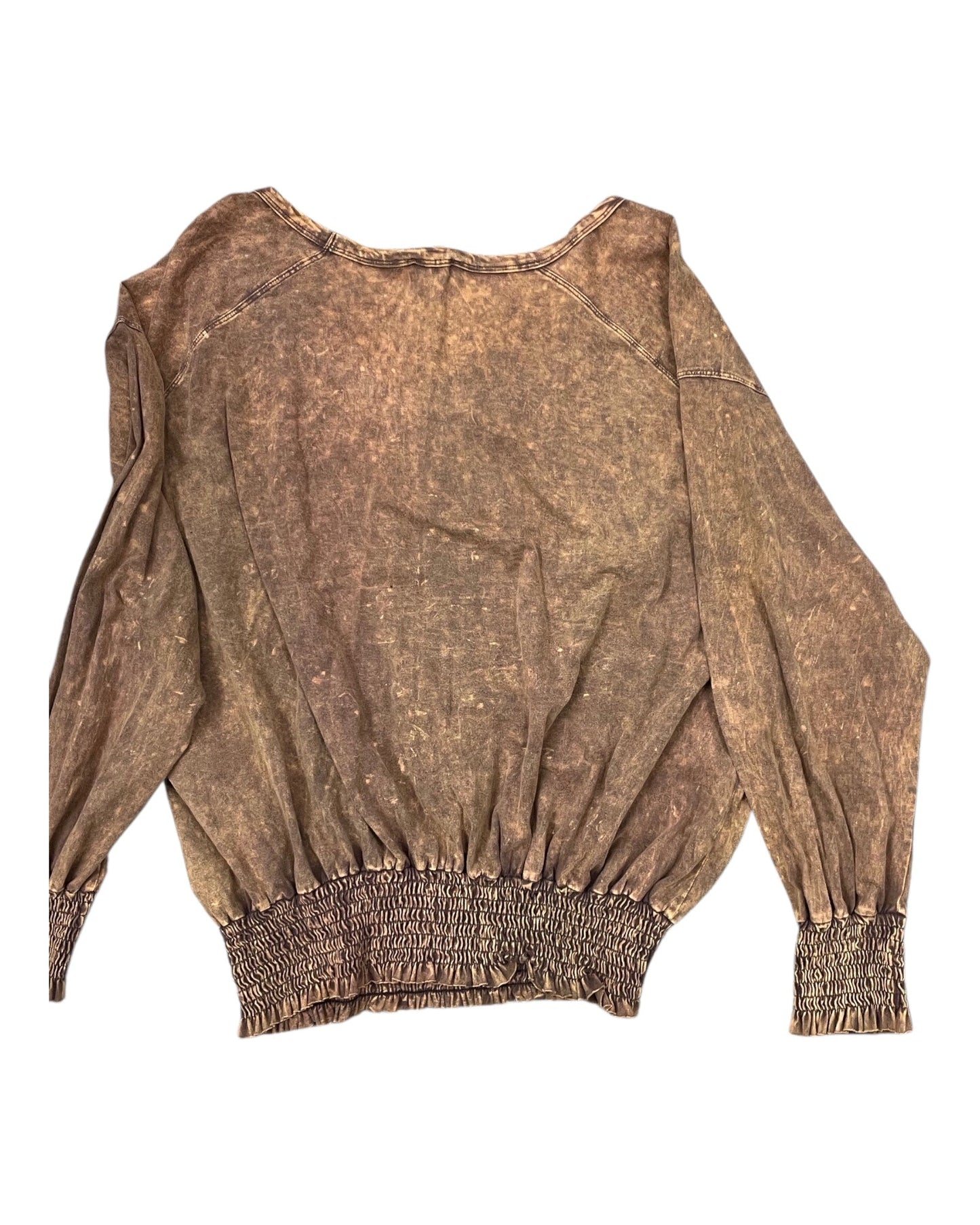 Top Ls By Oddi In Brown, Size:1X
