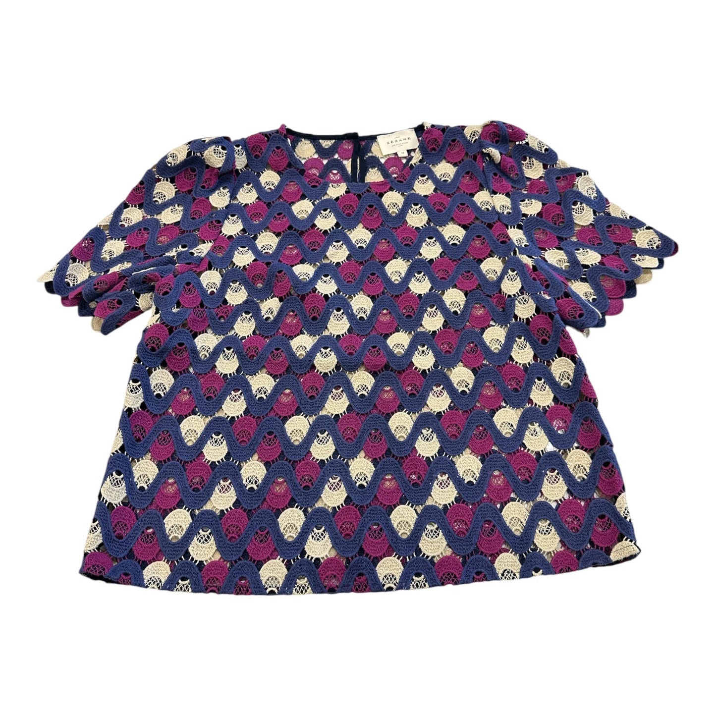 Top Ss By Sezane In Pink & Purple, Size:S
