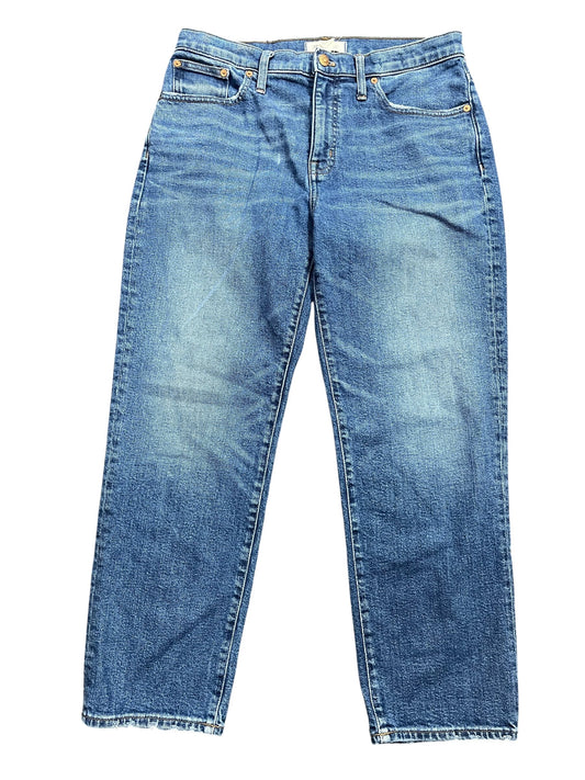 Jeans Straight By Madewell In Blue Denim, Size:10