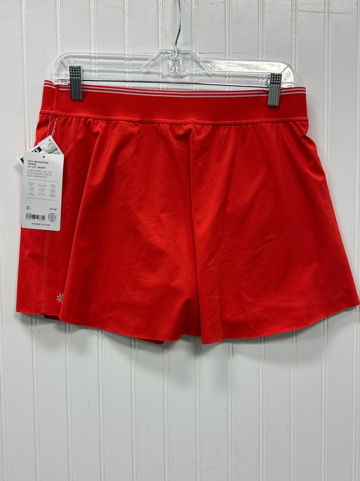 Athletic Skort By Athleta In Red, Size:L