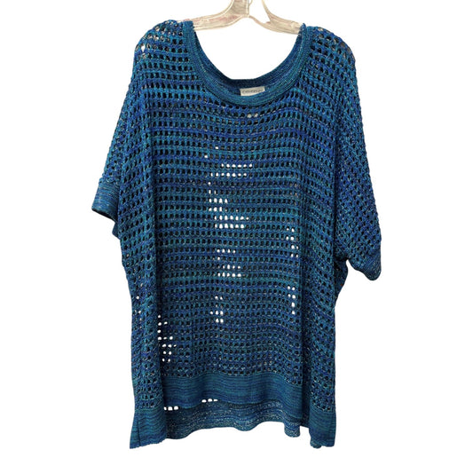 Top Ss By Catherines In Blue, Size:3X