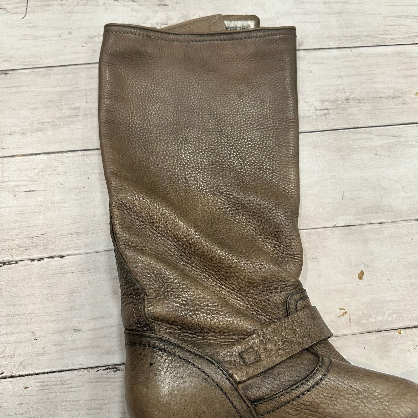 Boots Designer By Frye In Brown, Size: 7.5