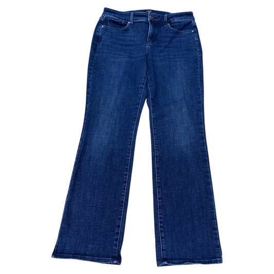 Jeans Straight By Not Your Daughters Jeans In Blue Denim, Size:10