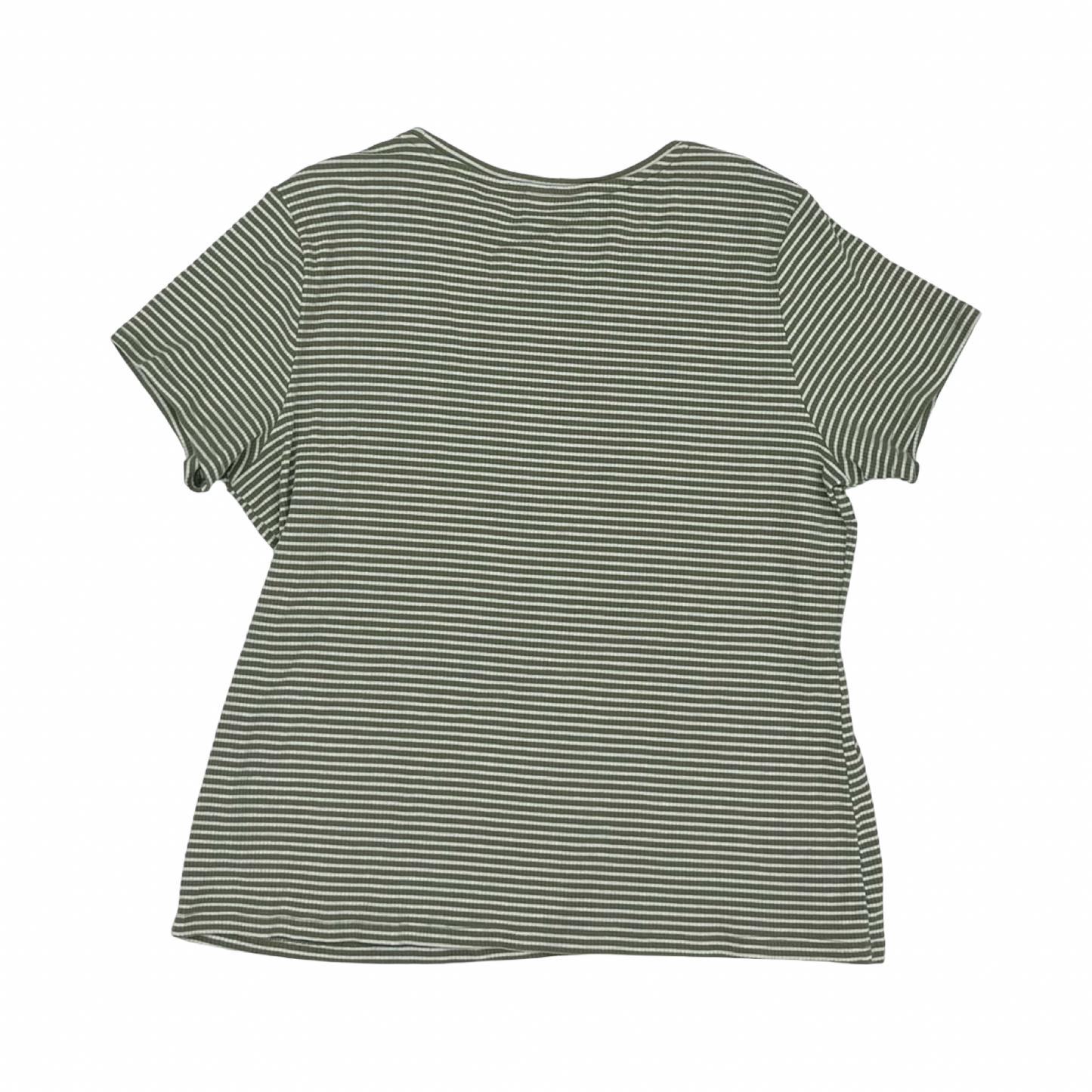 Top Ss By Old Navy In Green & White, Size:Xxl