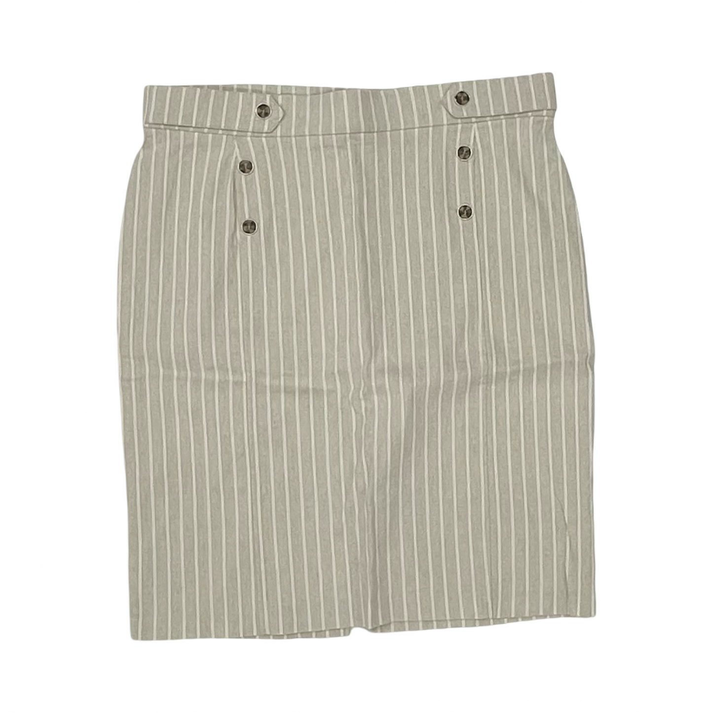 Skirt Midi By Love Scarlett In Tan & White, Size:Xl