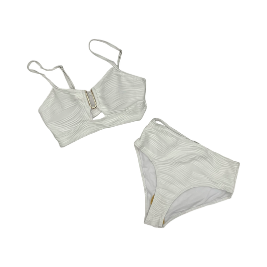 Swimsuit 2Pc By Clothes Mentor In White, Size:M