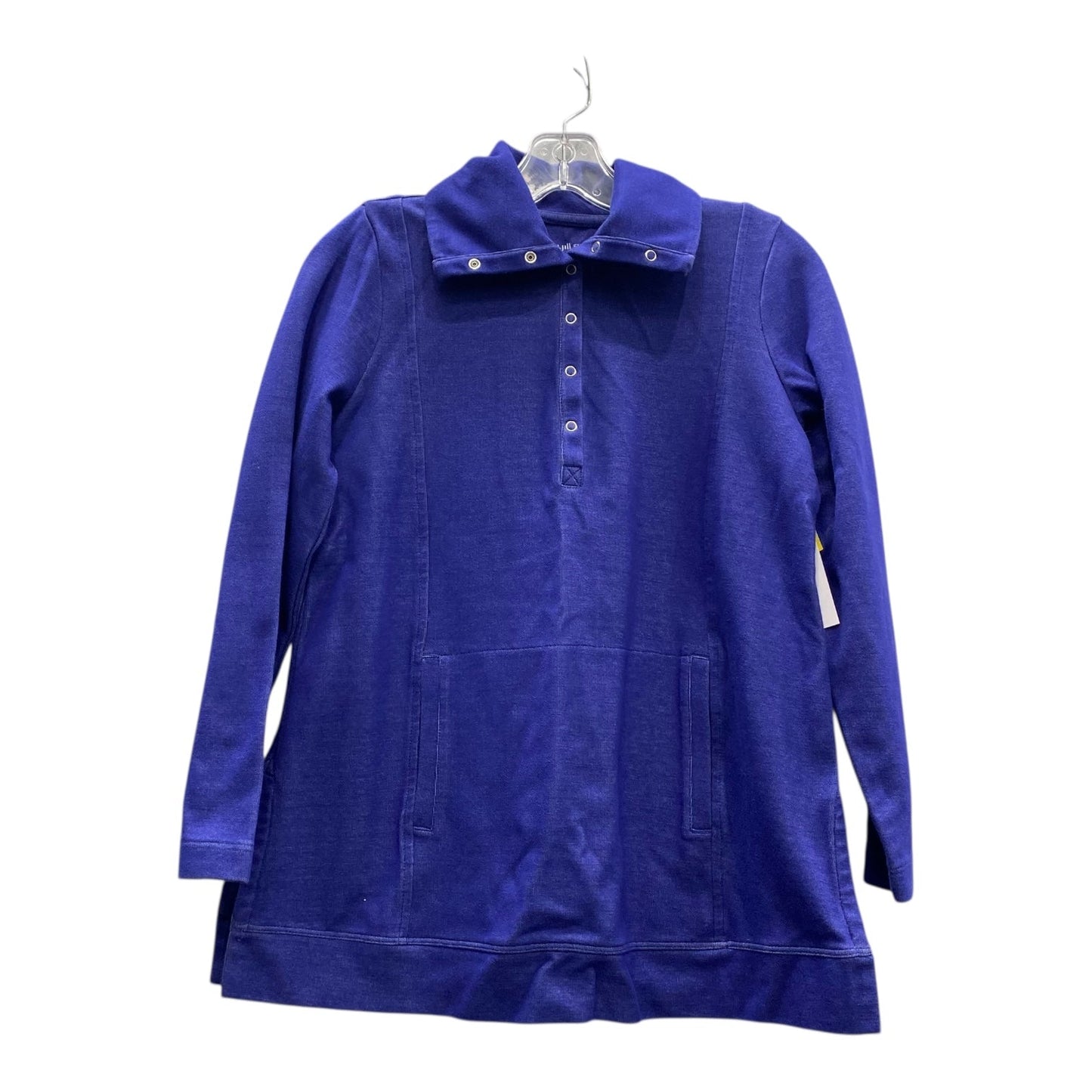 Athletic Sweatshirt Crewneck By J. Jill In Blue, Size:Xsp