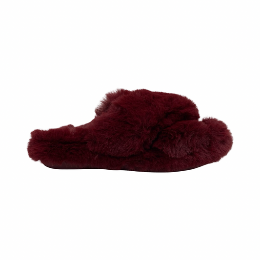 Slippers By Steve Madden In Red, Size:7.5