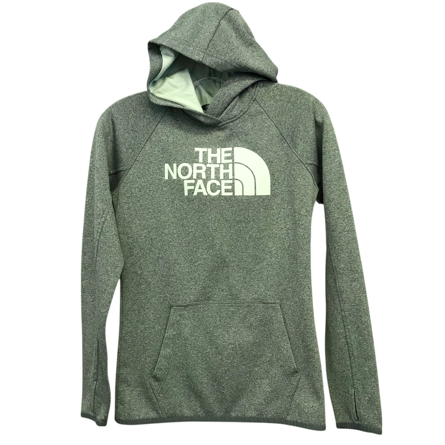 Athletic Sweatshirt Hoodie By The North Face In Green, Size:Xs