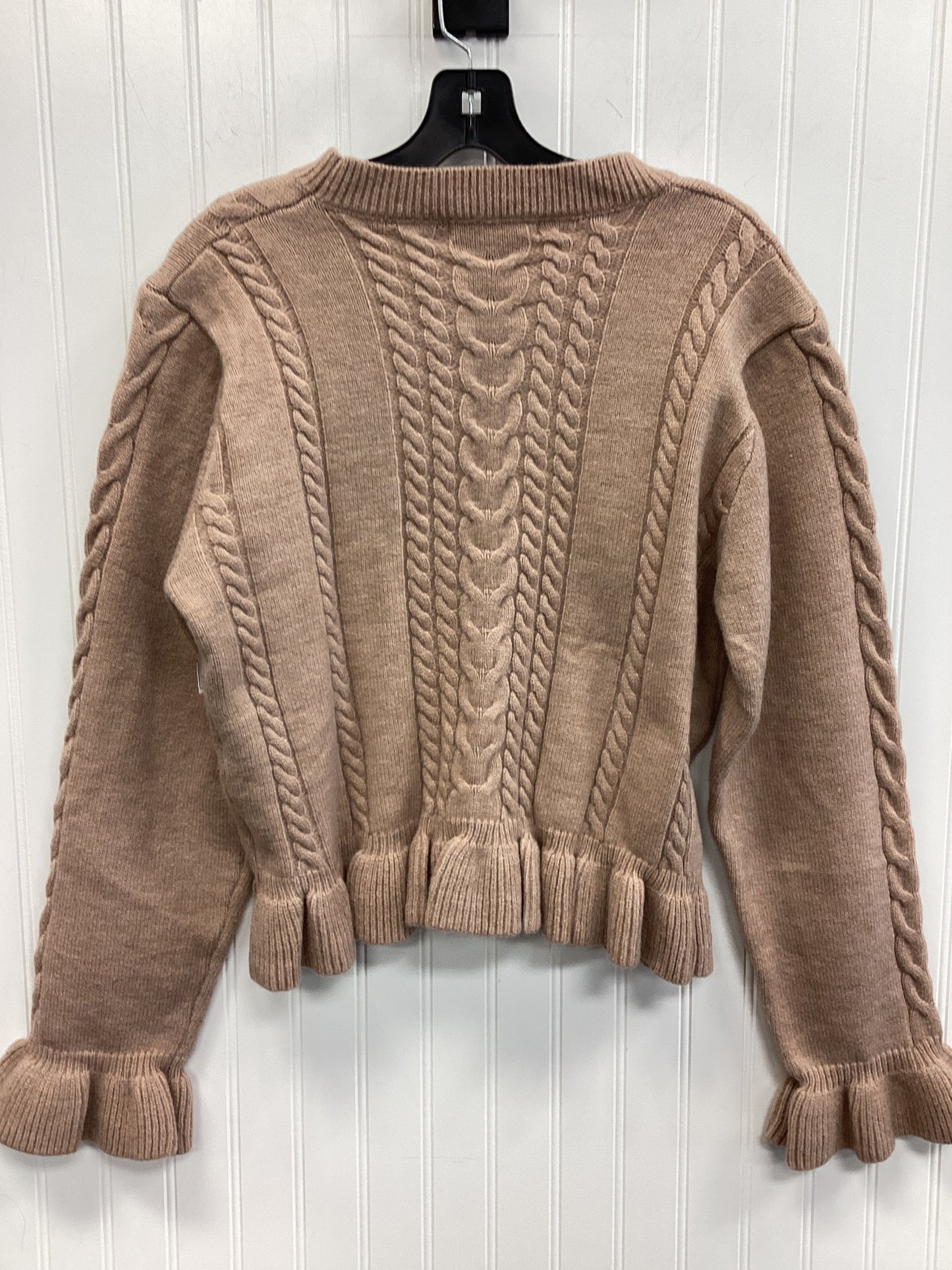 Sweater By Cmc In Tan, Size:L