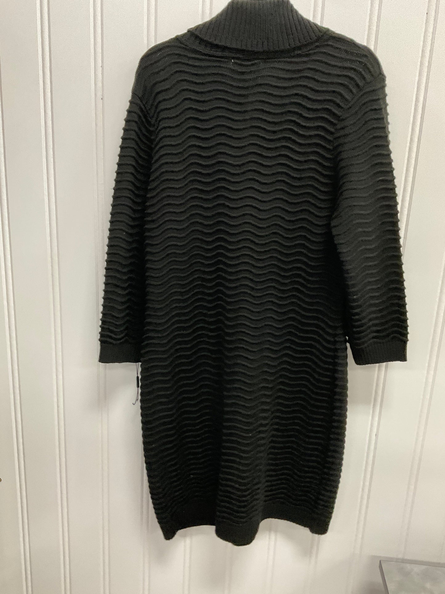 Dress Sweater By Calvin Klein In Black, Size:Xl