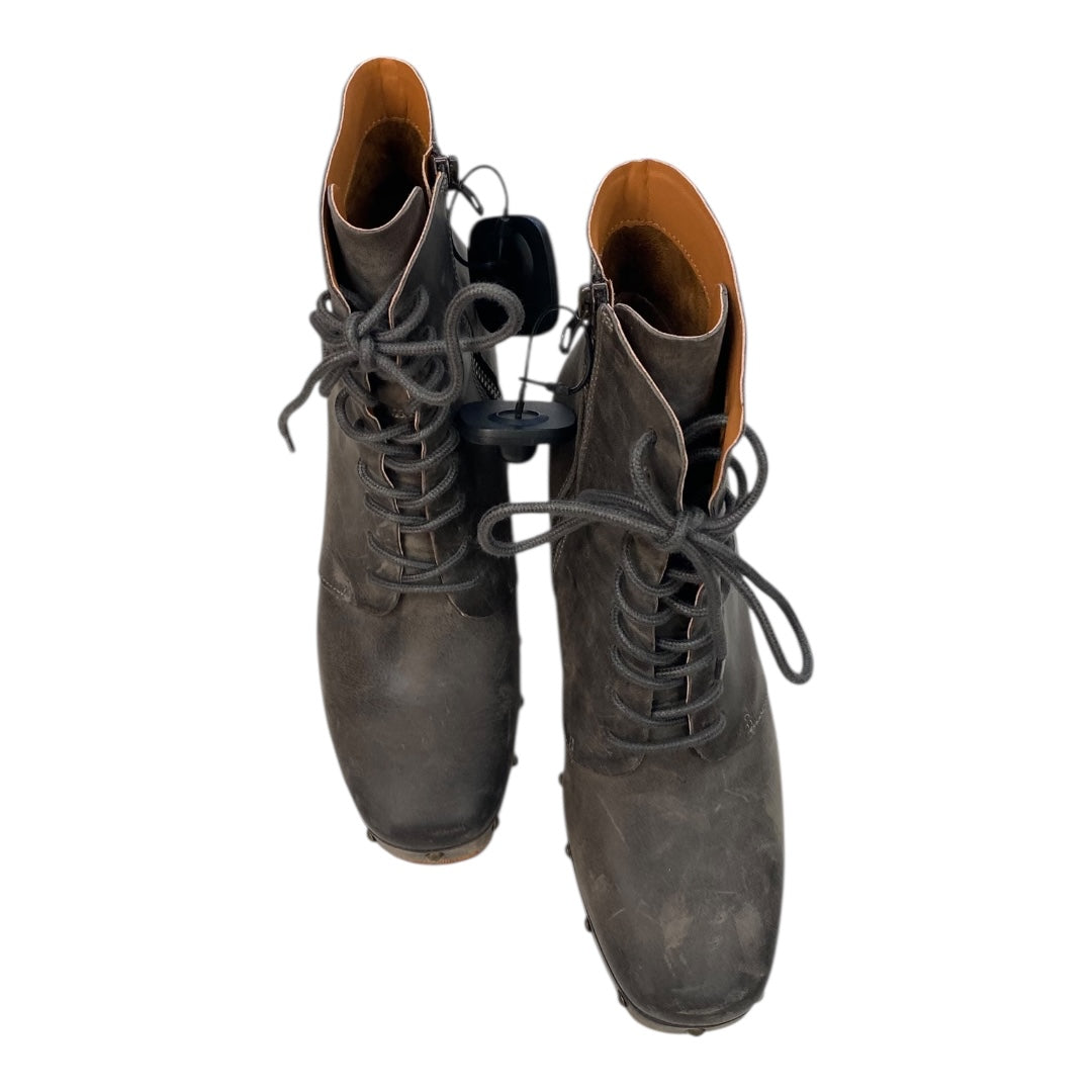 Boots Ankle Heels By Kork Ease In Grey, Size:8
