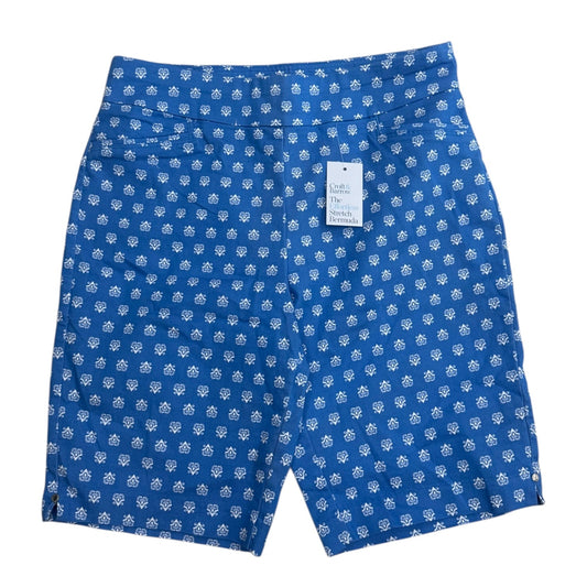 Shorts By Croft And Barrow In Blue & White, Size:14