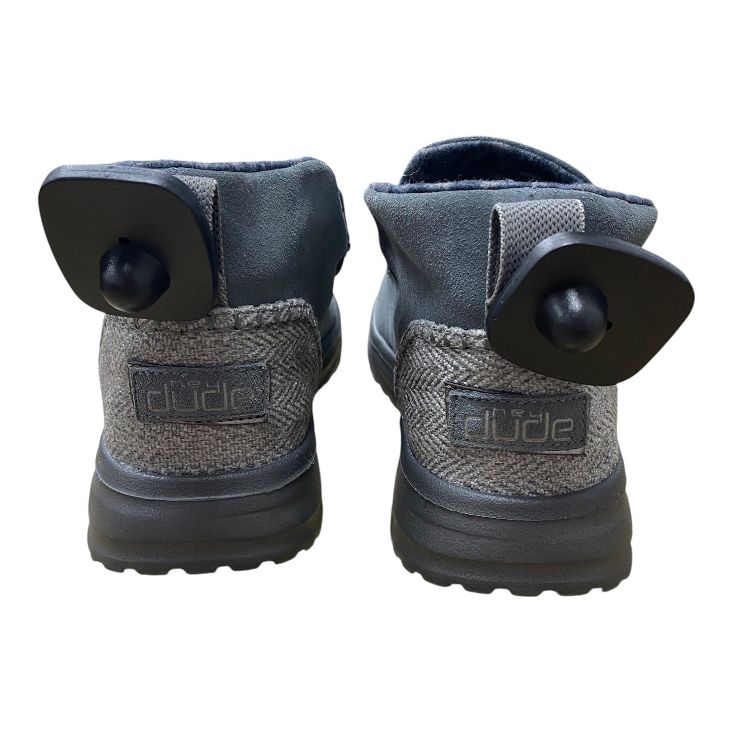 Shoes Flats By Hey Dude In Grey, Size:8