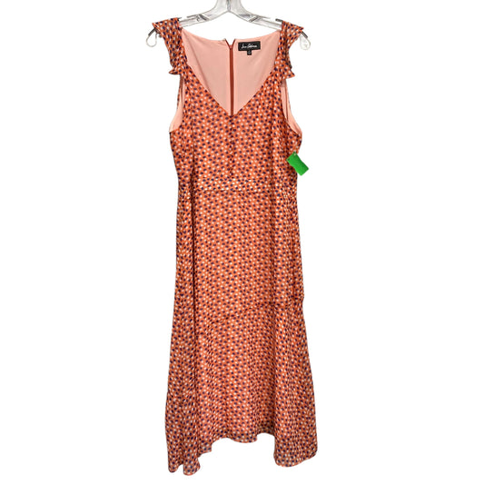 Dress Casual Midi By Sam Edelman In Purple & White, Size:L