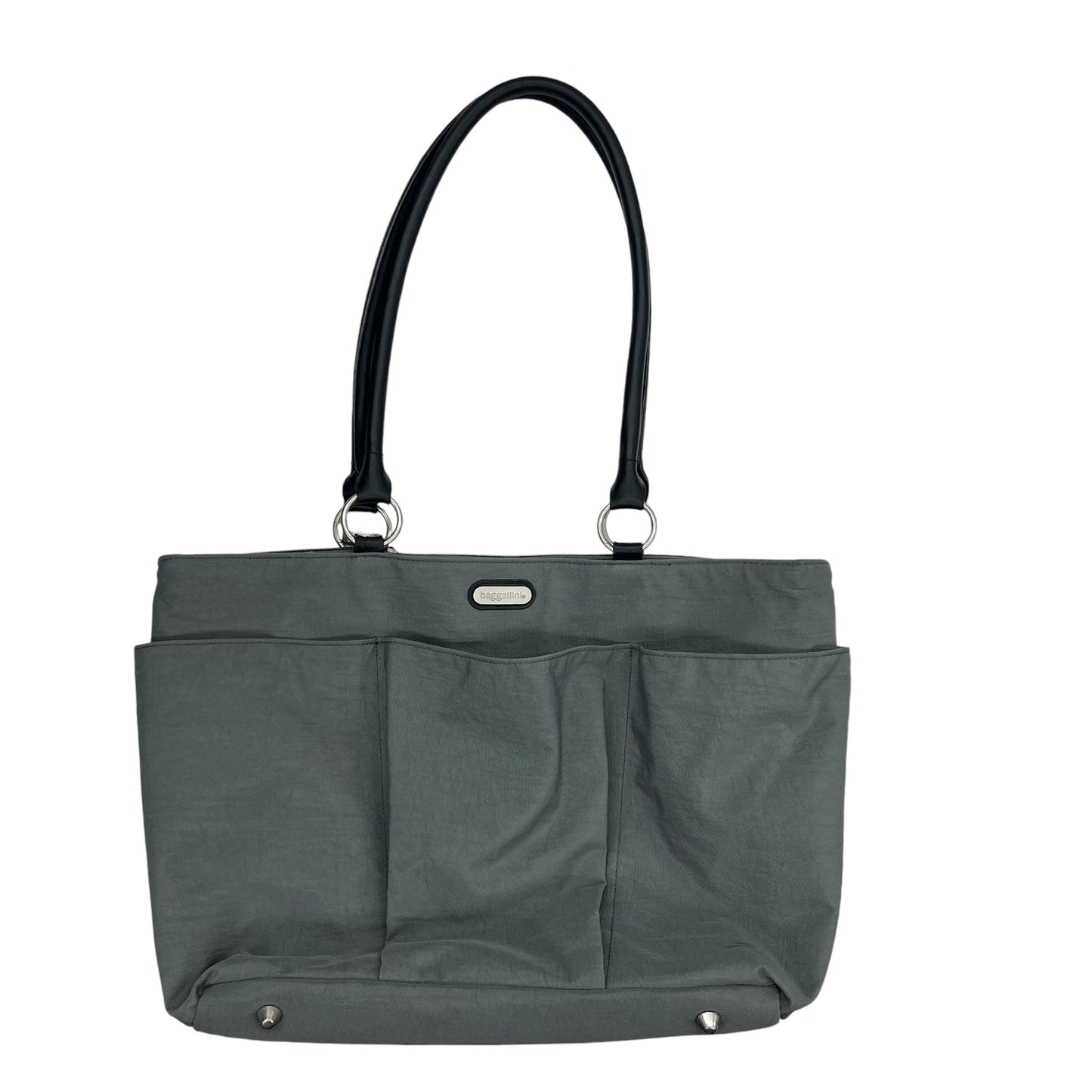 Handbag By Baggallini In Grey, Size:Large