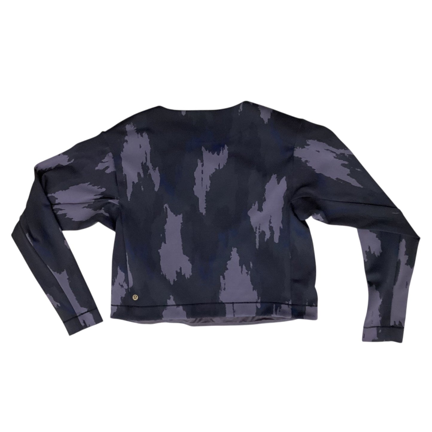 Athletic Top Ls Crewneck By Lululemon In Animal Print, Size:M