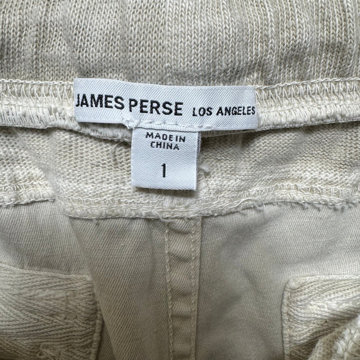 Pants Joggers By James Perse In Cream, Size: S