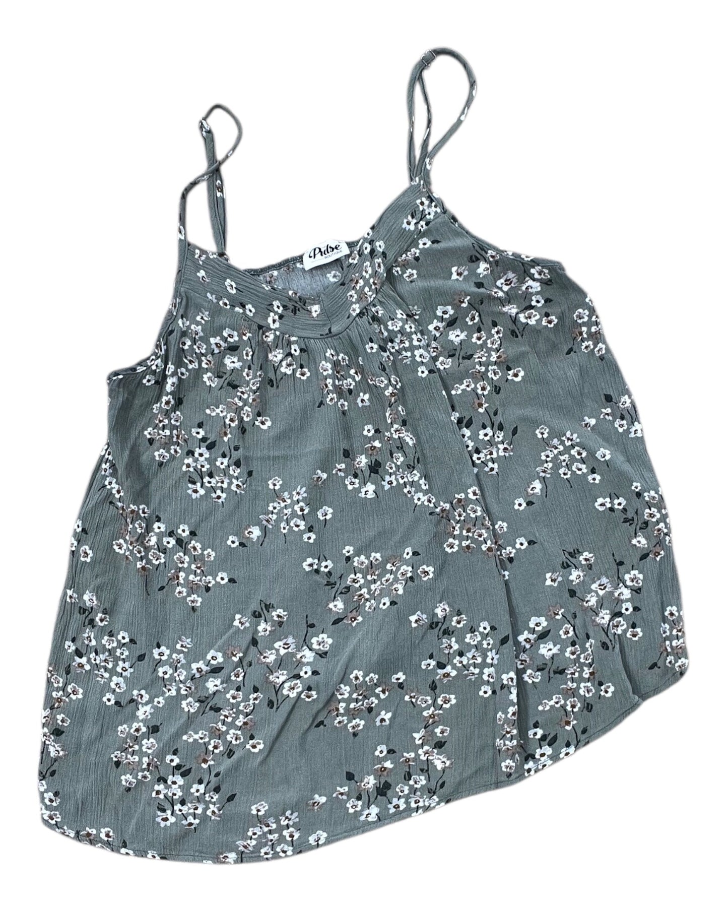 Top Sleeveless By Pulse In Green, Size:M