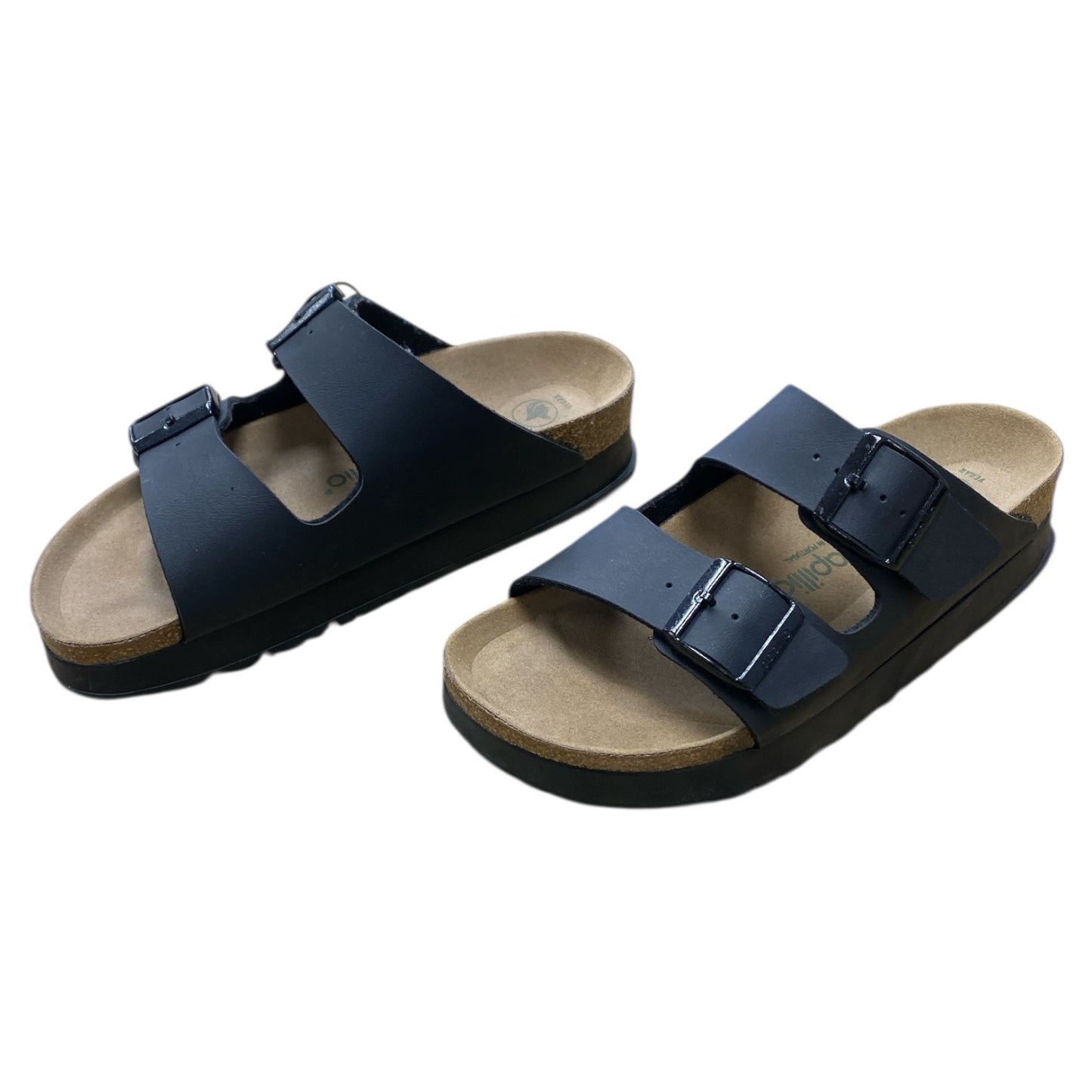 Sandals Designer By Birkenstock In Black, Size:8