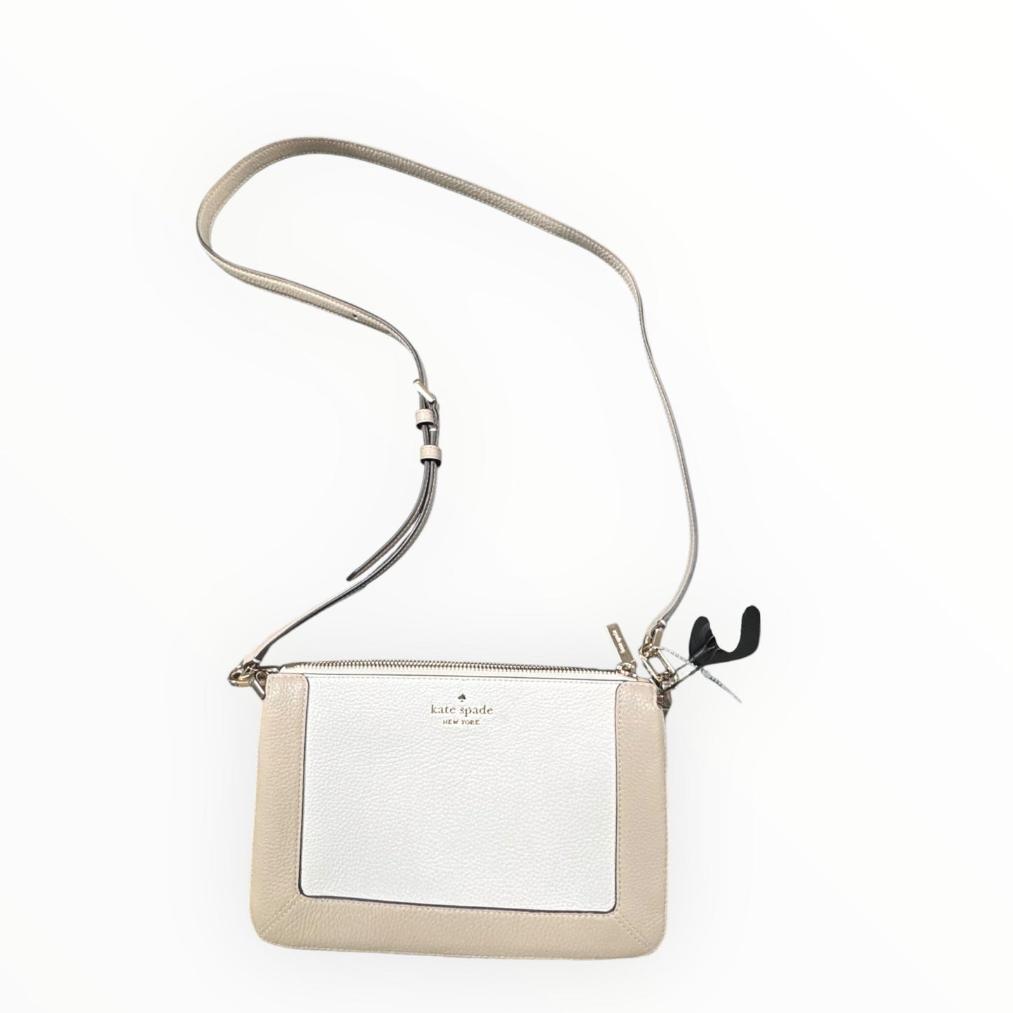 Handbag Designer By Kate Spade In Cream, Size:Small