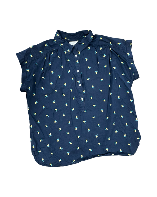 Top Ss By Loft In Blue, Size:L