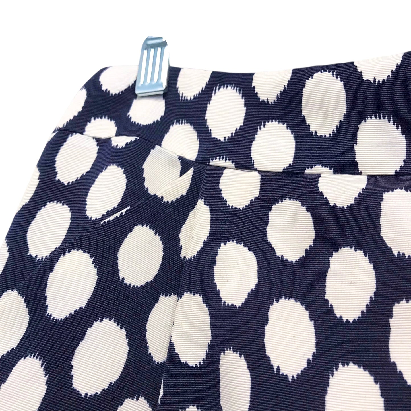 Skirt Mini & Short By Loft In Blue & White, Size:2