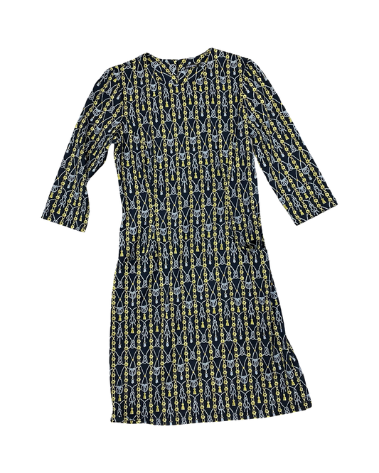 Dress Work By J Mclaughlin In Black & Yellow, Size:Xs
