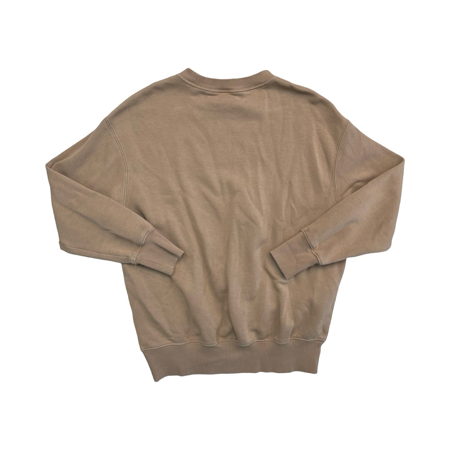 Athletic Sweatshirt Crewneck By Nike In Tan, Size:Xs