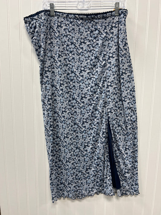 Skirt Maxi By Arula In Blue, Size:2X