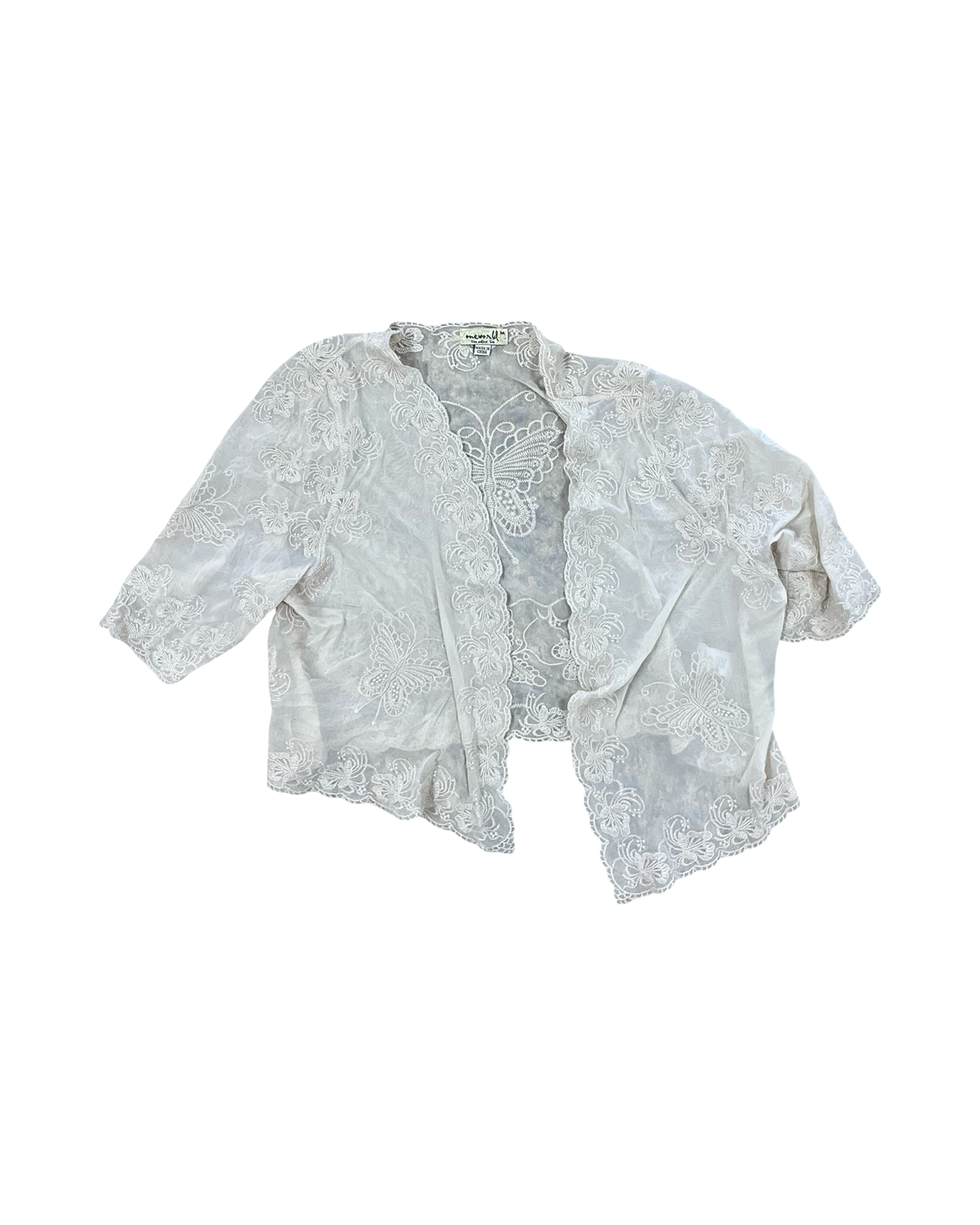 Cardigan By One World In Tan, Size:M
