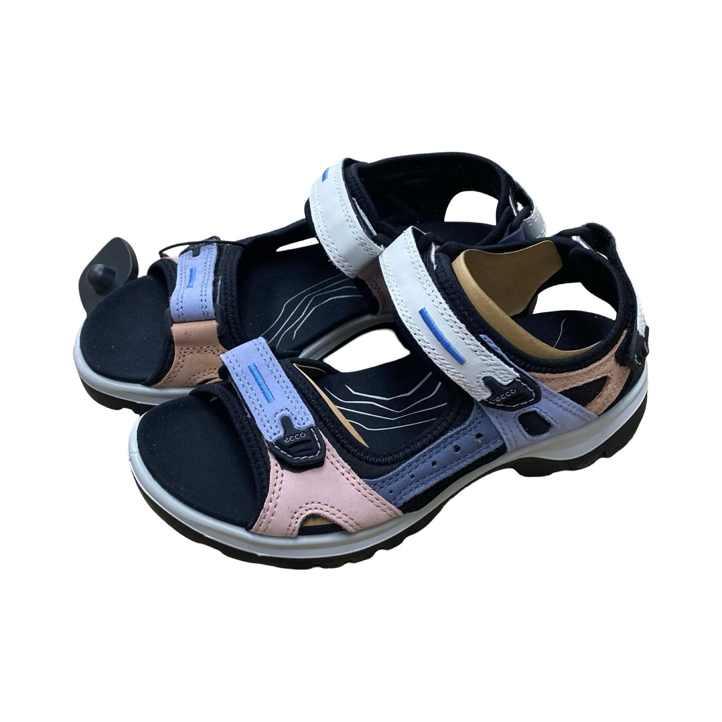 Sandals Flats By Ecco In Multi, Size:6.5