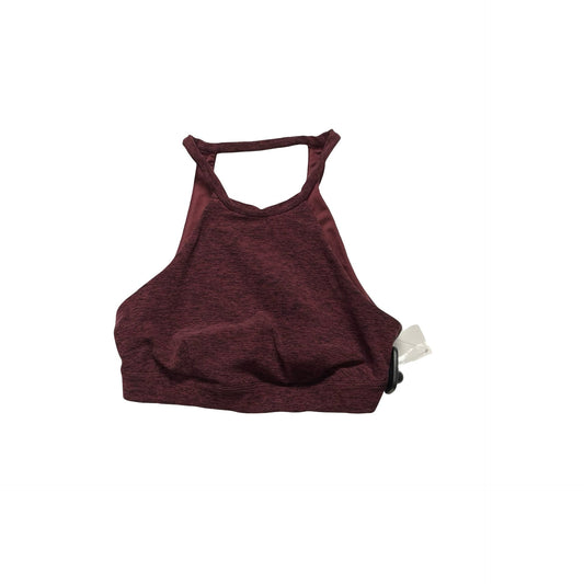 Athletic Bra By Alo In Maroon, Size:Xs
