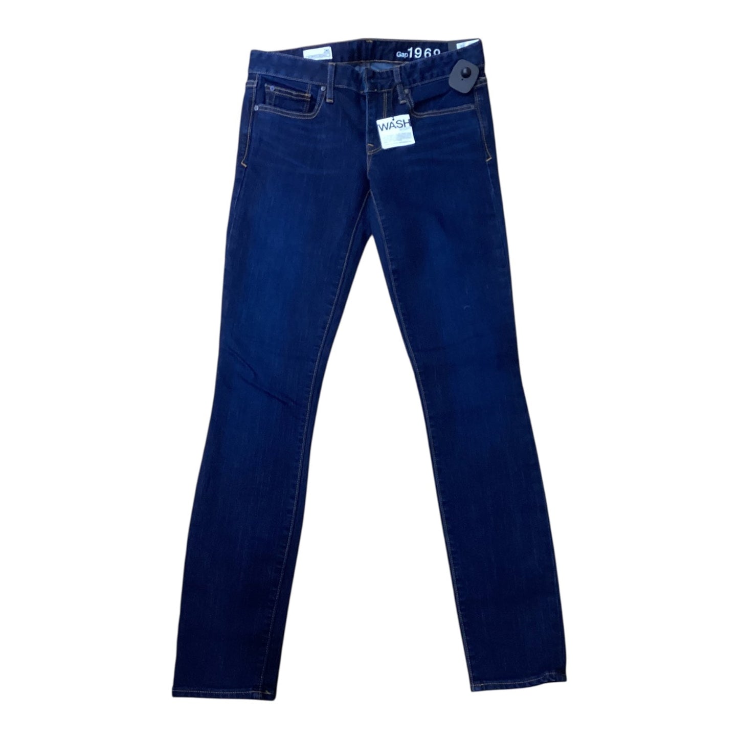 Jeans Skinny By Gap In Blue Denim, Size:4