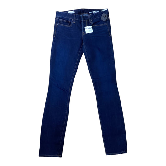Jeans Skinny By Gap In Blue Denim, Size:4