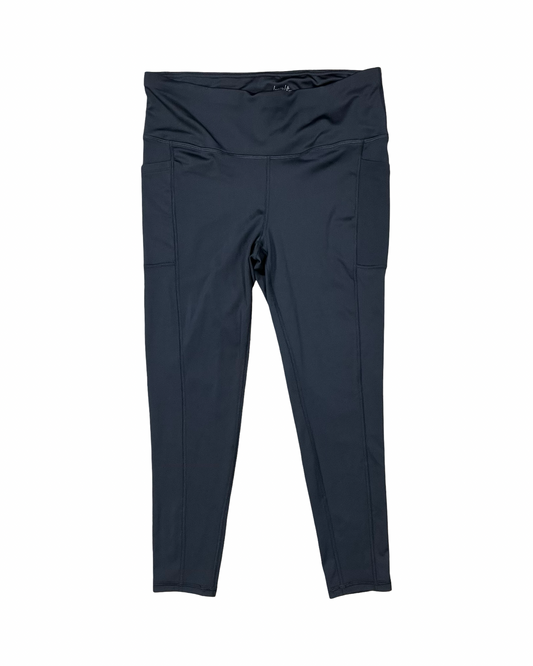 Athletic Leggings By Clothes Mentor In Black, Size:1X