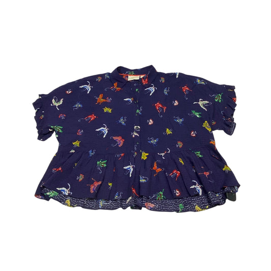 Top Ss By Maeve In Navy, Size:Xs