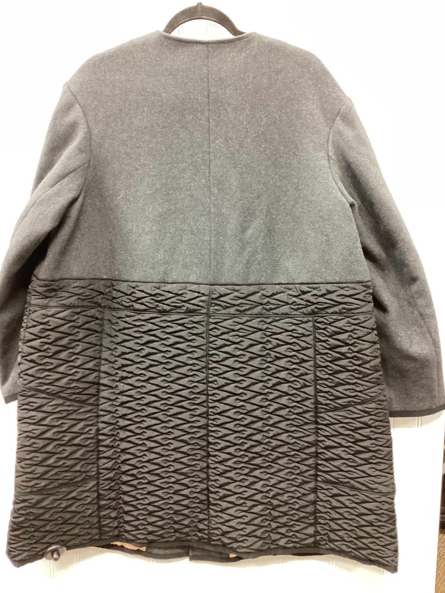Coat Peacoat By H&M In Grey, Size:Xl