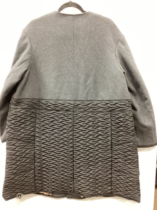 Coat Peacoat By H&M In Grey, Size:Xl