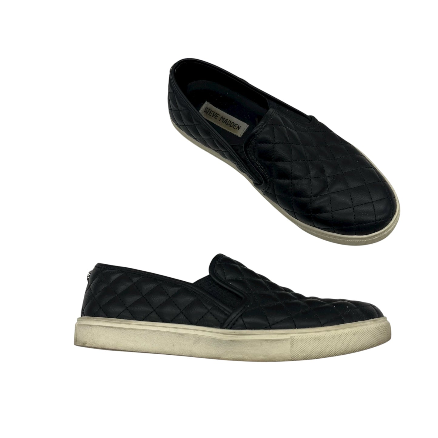 Shoes Flats By Steve Madden In Black, Size:8