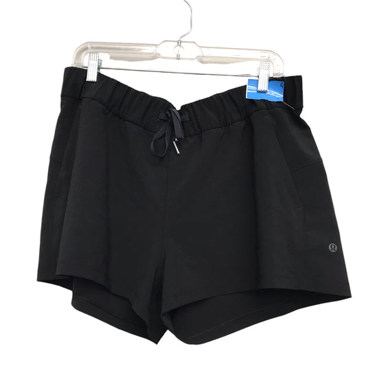 Athletic Shorts By Lululemon In Black, Size:L