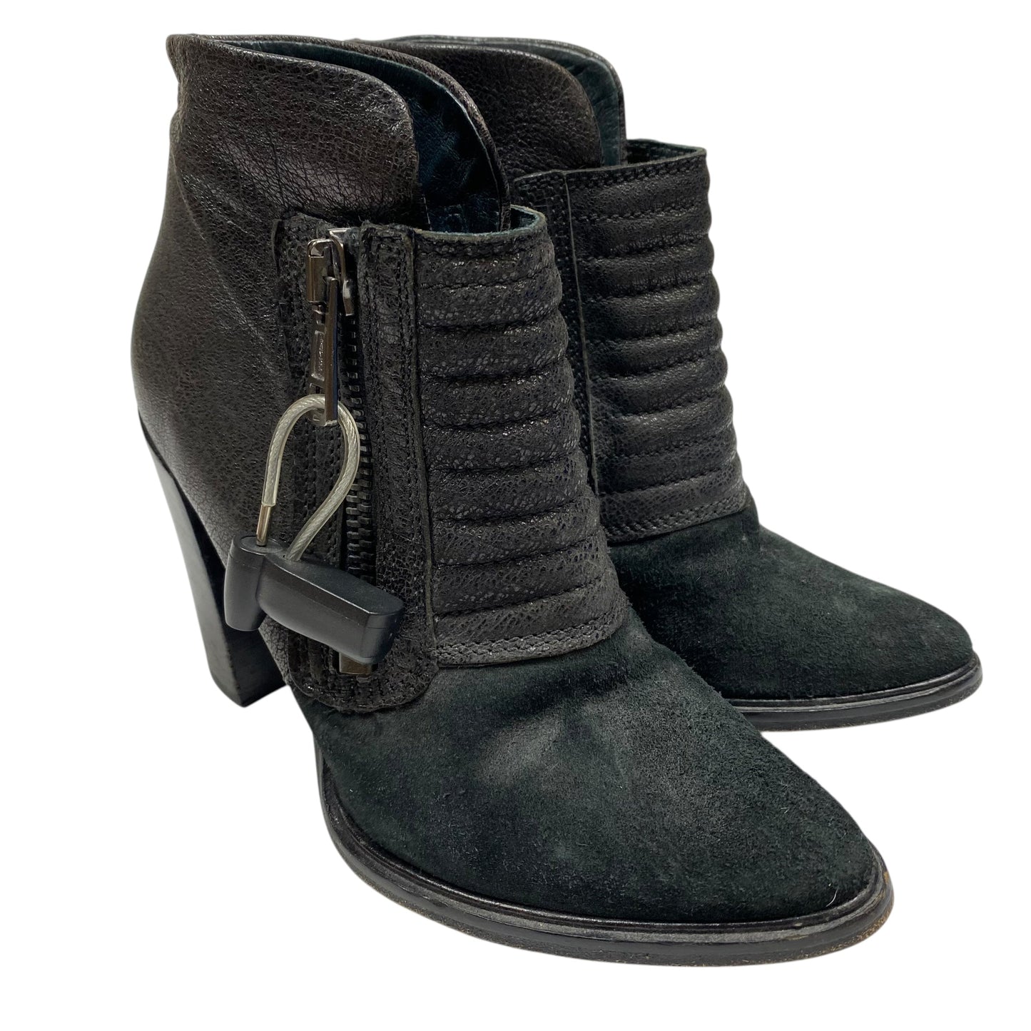 Boots Designer By All Saints In Black, Size:6