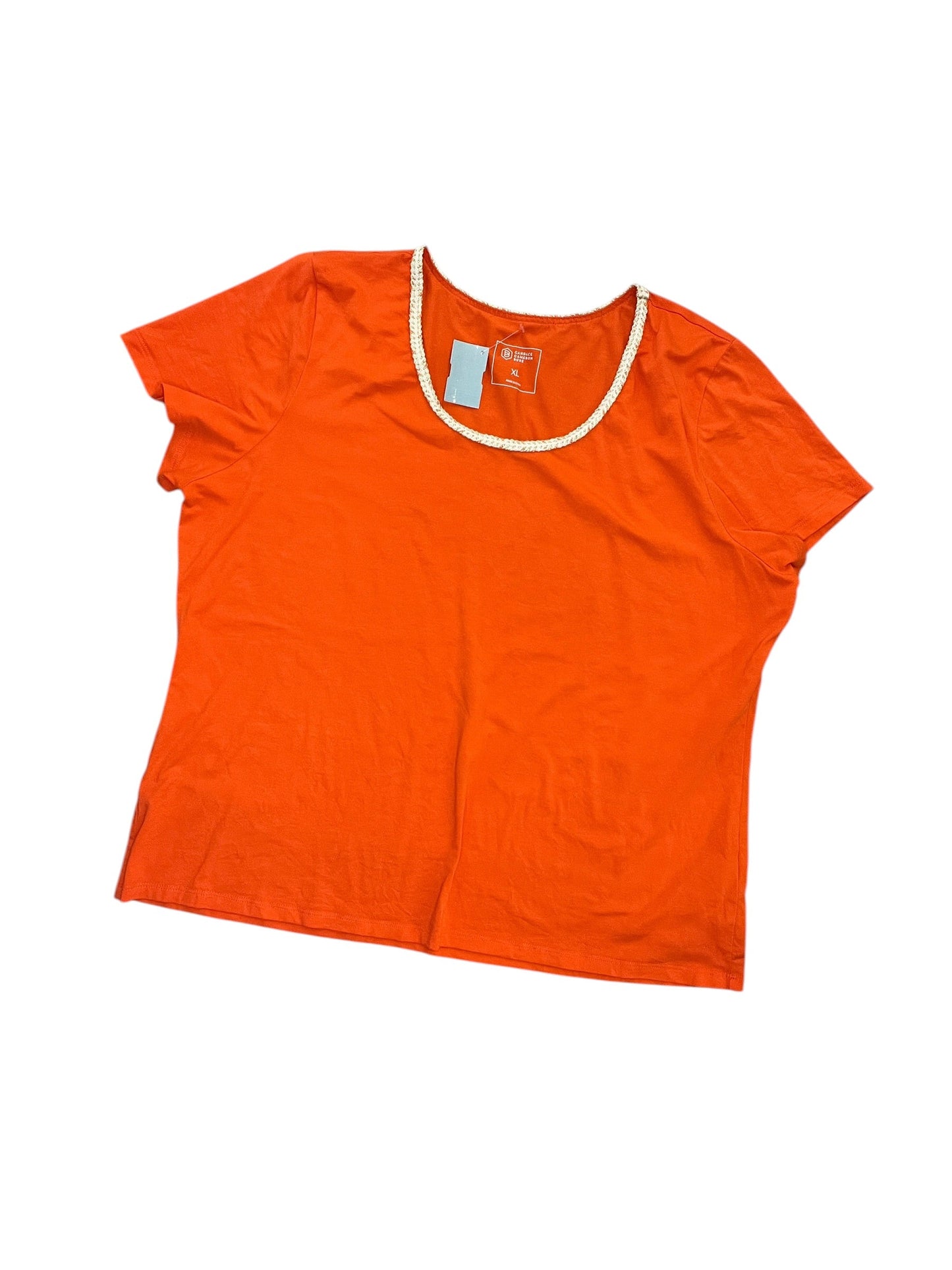 Top Ss By Candace Cameron Bure In Orange, Size:Xl